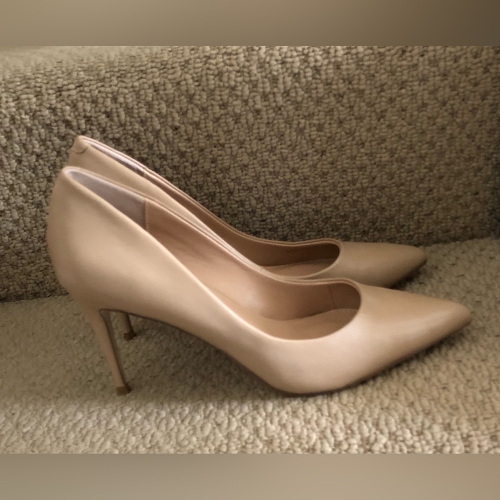 Steve Madden Classic Nude Pointed-Toe High Heels